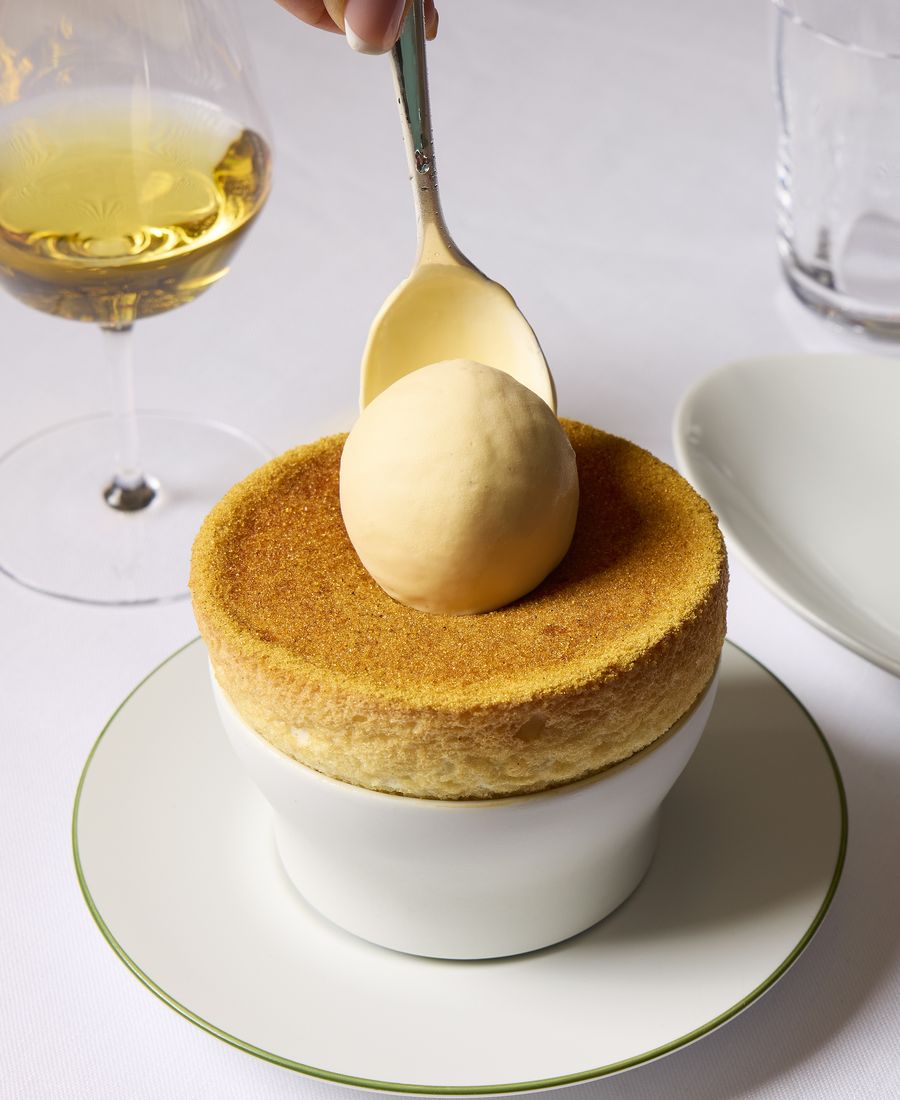 Crème brûlée soufflé